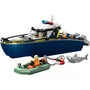 Perseguição com Barco da Polícia Lego City 