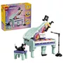 Piano de Decoração Musical com Gato Lego Creator 3 em 1
