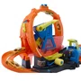 Pista Hot Wheels City Lava Rápido Mega Loop Speed Snap Mattel 