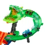 Pista Hot Wheels Monster Trucks Demolição do Dragão Tubarões vs. Dinossauros Mattel