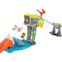 Pista Hot Wheels Racer Verse Atque da Raptor Blue Jurassic World Mattel