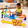 Pista Hot Wheels Stunt Tracks Ciclone de Lançamento Rápido Speed Snap Mattel