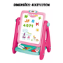 Play & Learn Lousa e Quadro Negro 2 em 1 Multikids