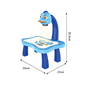 Play & Learn Mesa Projetora Para Desenhar Azul Multikids