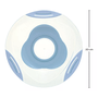 Pratinho Azul com Ventosa de Silicone Buba