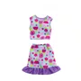 Roupa Barbie Conjunto Saia e Blusa Estampados e Acessórios Mattel