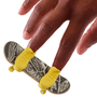Skate de Dedo Can't Beehive com Tênis Amarelo Hot Wheels Mattel