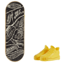 Skate de Dedo Can't Beehive com Tênis Amarelo Hot Wheels Mattel