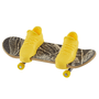 Skate de Dedo Can't Beehive com Tênis Amarelo Hot Wheels Mattel