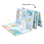 Tapete Infantil Dobrável Dupla Face Baby Arco Íris Buba