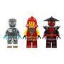 Traje de Meca de Batalha do Zane Lego Ninjago Dragons Rising