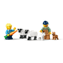 Trator Agrícola Vermelho com Reboque e Ovelhas Lego City