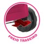 Triciclo Velobaby com Capota Passeio e Pedal Pink Bandeirantes