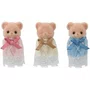 Trigêmeos Urso Biscoito Dorminhocos Sylvanian Families Epoch 