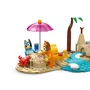 Viagem de Carro em Família e Praia de Bluey Lego Bluey 