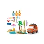 Viagem de Carro em Família e Praia de Bluey Lego Bluey 