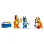 Viagem de Carro em Família e Praia de Bluey Lego Bluey 
