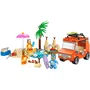 Viagem de Carro em Família e Praia de Bluey Lego Bluey 