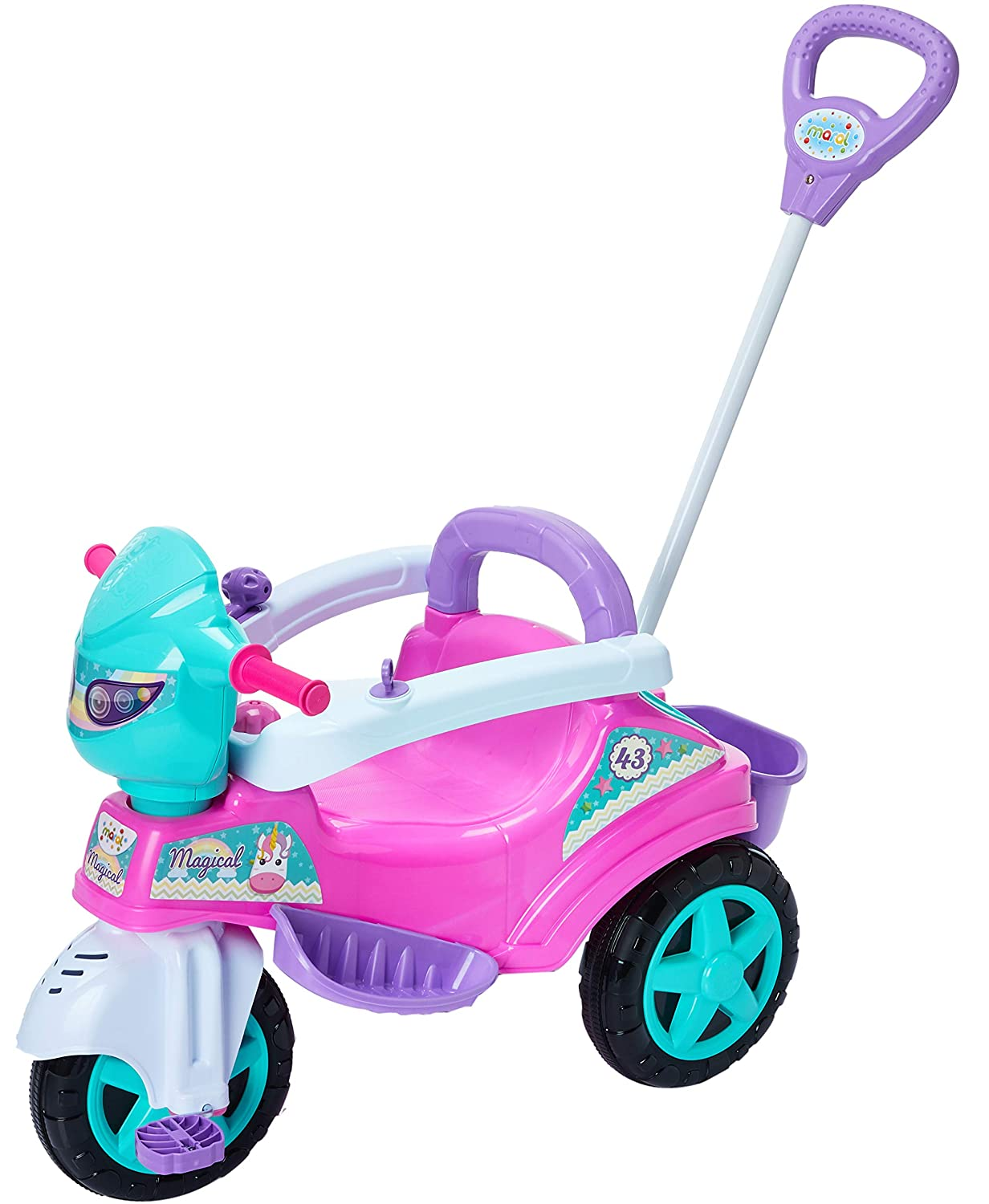 Triciclo Motoca Infantil Pedal Tchuco Baby Patrol