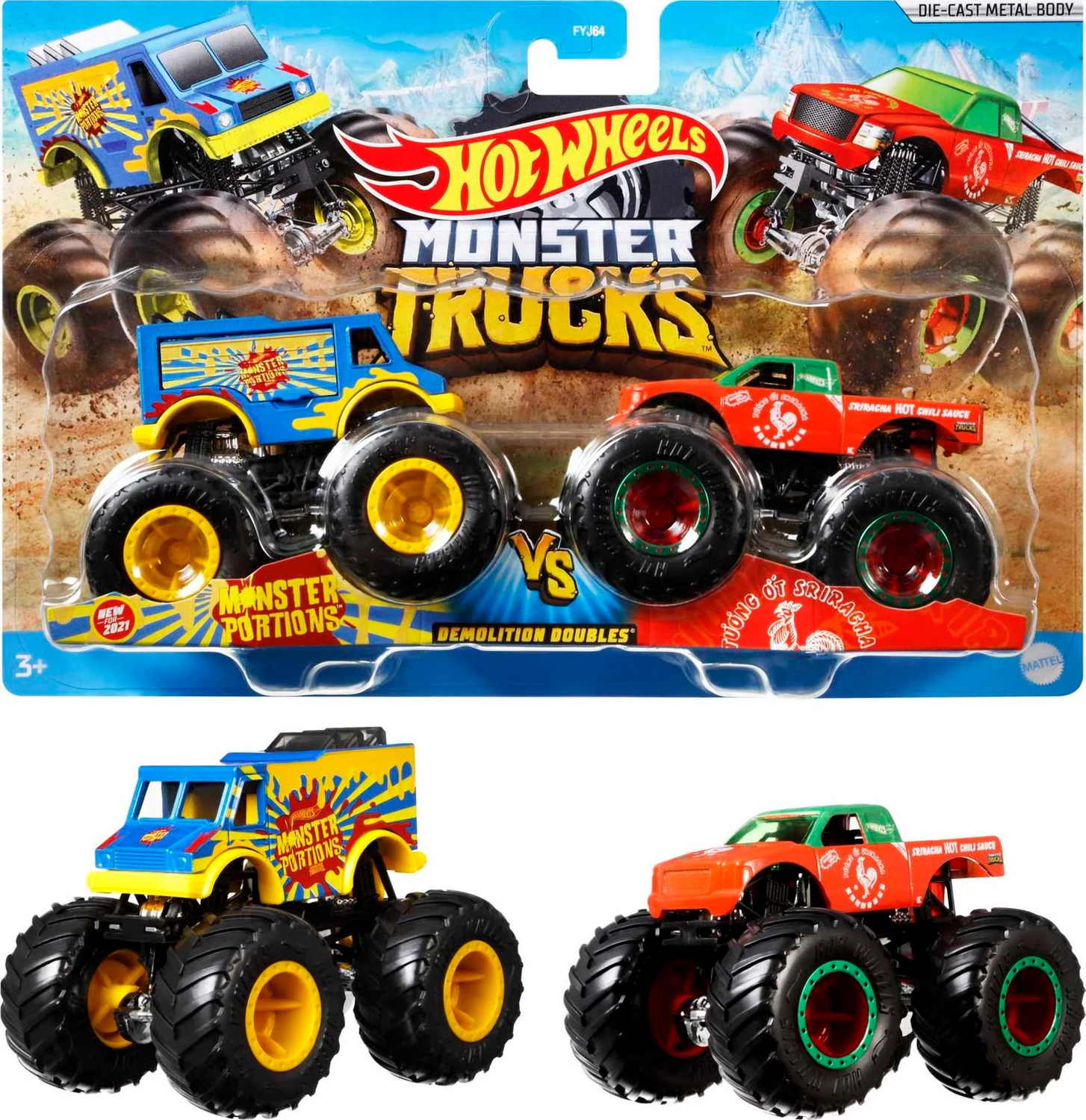 Carrinho Monster Trucks Brinquedo Hot Truck Original Veículo