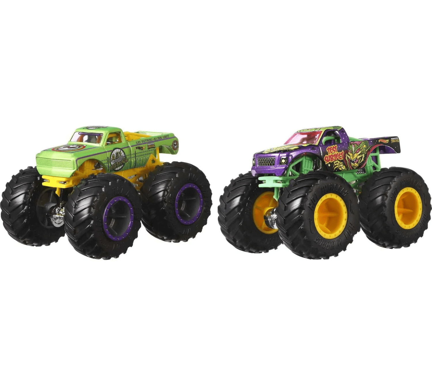 Veículo Monster Trucks Brilha no Escuro Surpresa Mattel - Fátima Criança