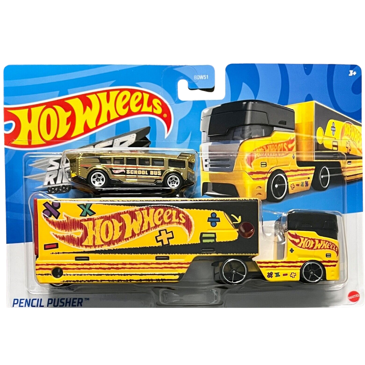 Veículo Pencil Pusher Hot Wheels Mattel Fátima Criança