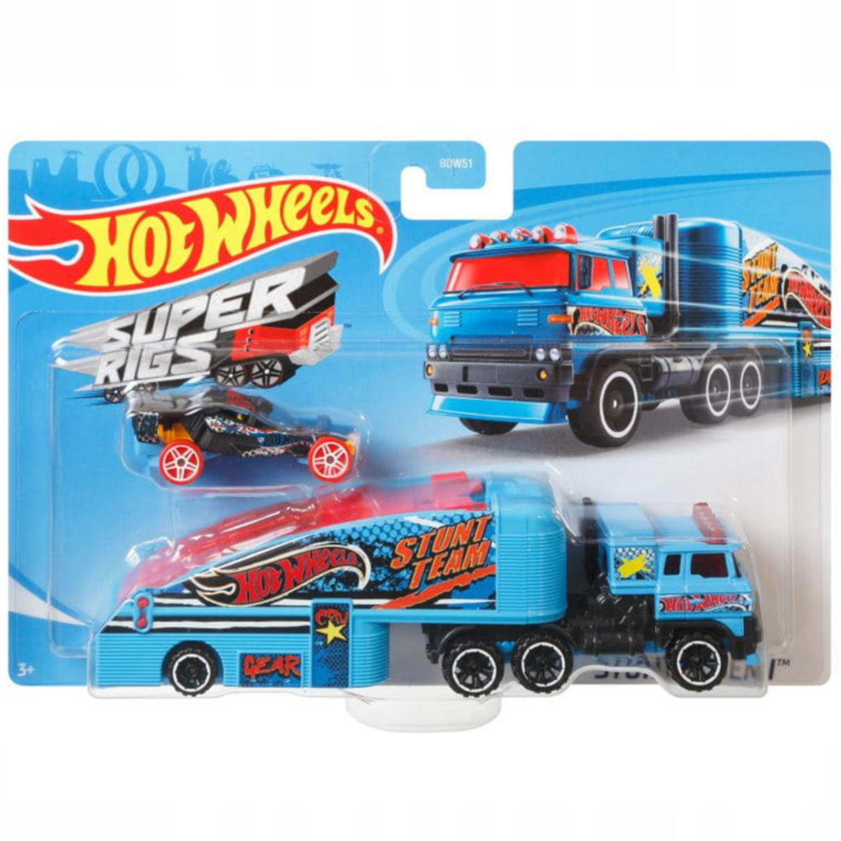 Caminhão Transportador e Pista de Corrida Speedway Hauler Hot Wheels Mattel  - Fátima Criança