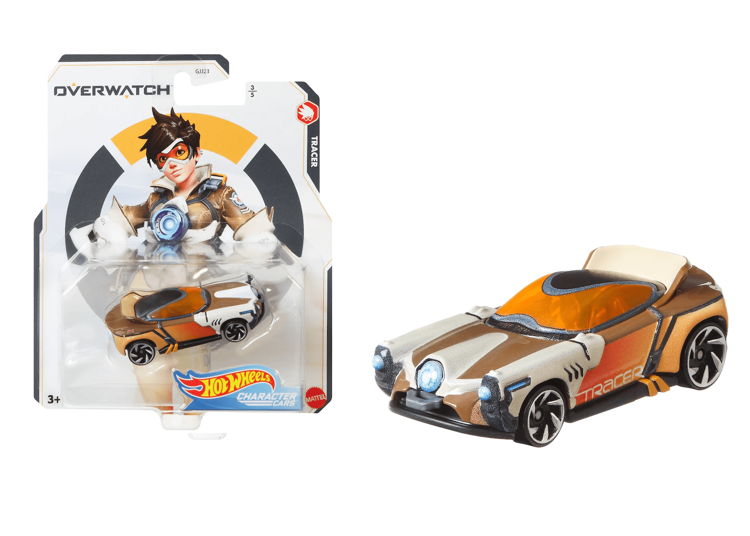 Carrinho Hot Wheels Character Cars Tracer Overwatch GYB76 - Mattel -  Brinquedos e Games FL Shop