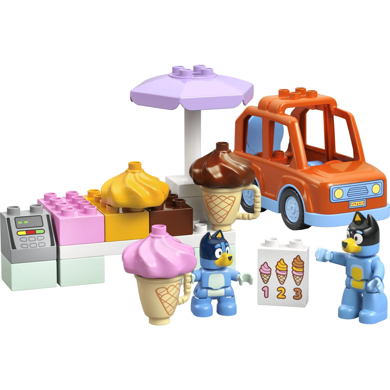 Viagem do Sorvete com Bluey Lego Duplo Viagem do Sorvete com Bluey Lego Duplo